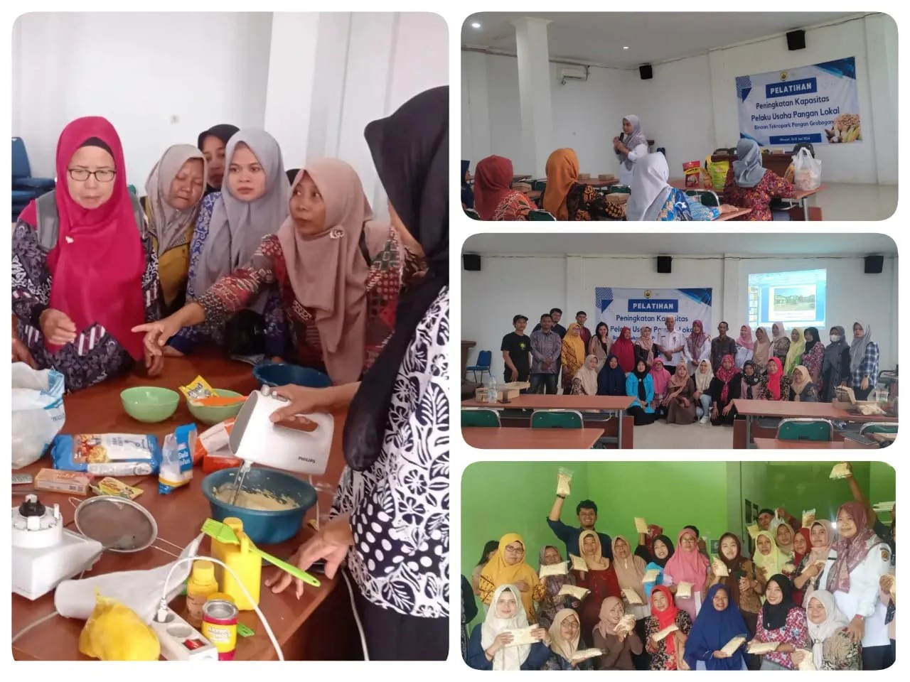 Pelatihan Peningkatan Kapasitas Pelaku Usaha Pangan Lokal Binaan Teknopark