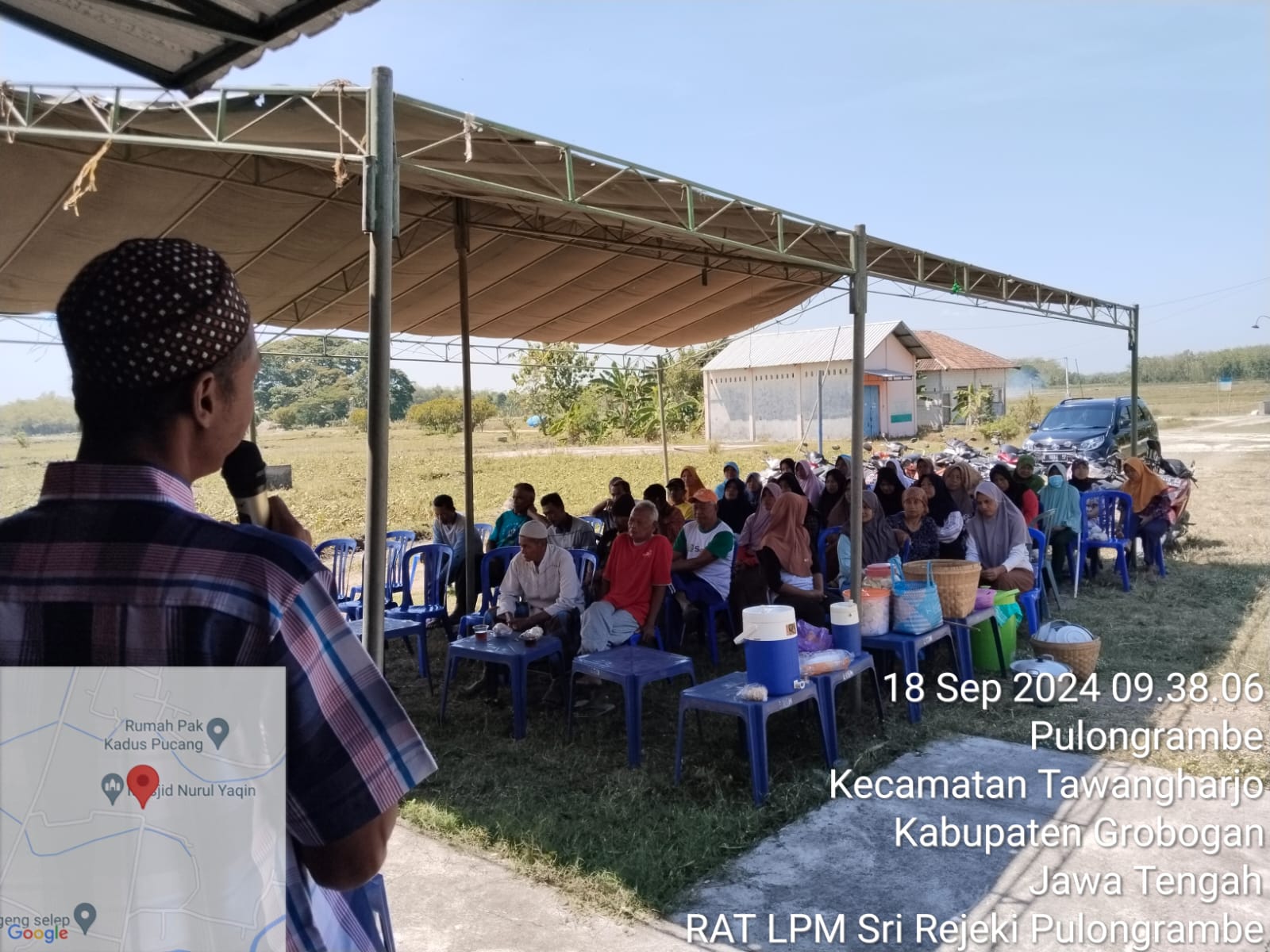 Pelaksanaan Rapat Anggota Tahunan (RAT) Lumbung Pangan Masyarakat Sri Rejeki