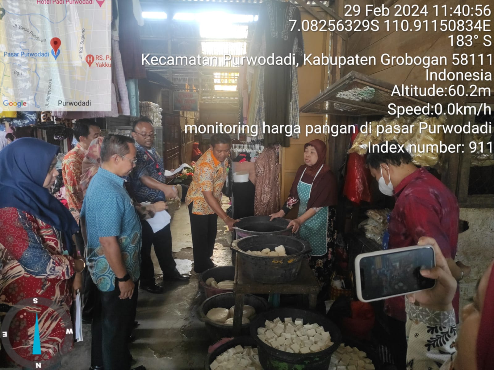 Pemantauan Harga Pangan di Pasar Wirosari dan Pasar Purwodadi