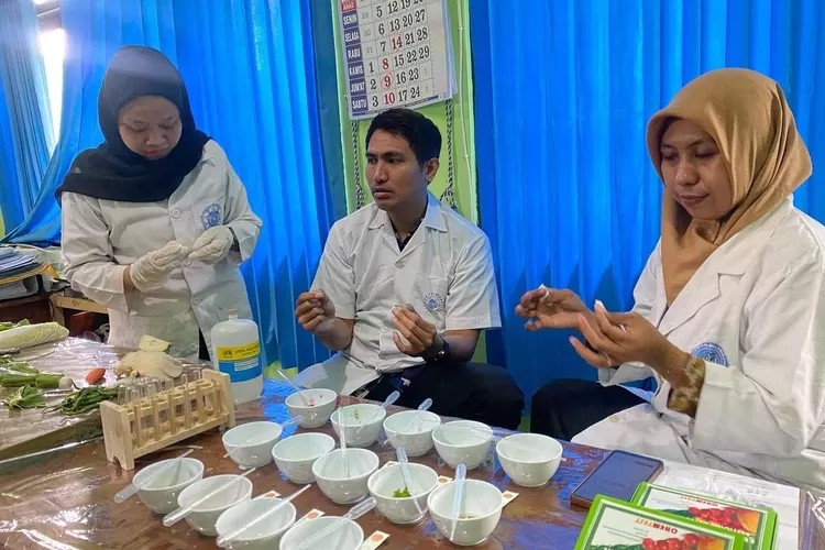 DKPD Grobogan Melaksanakan Uji Residu Pestisida Sayur dan Buah