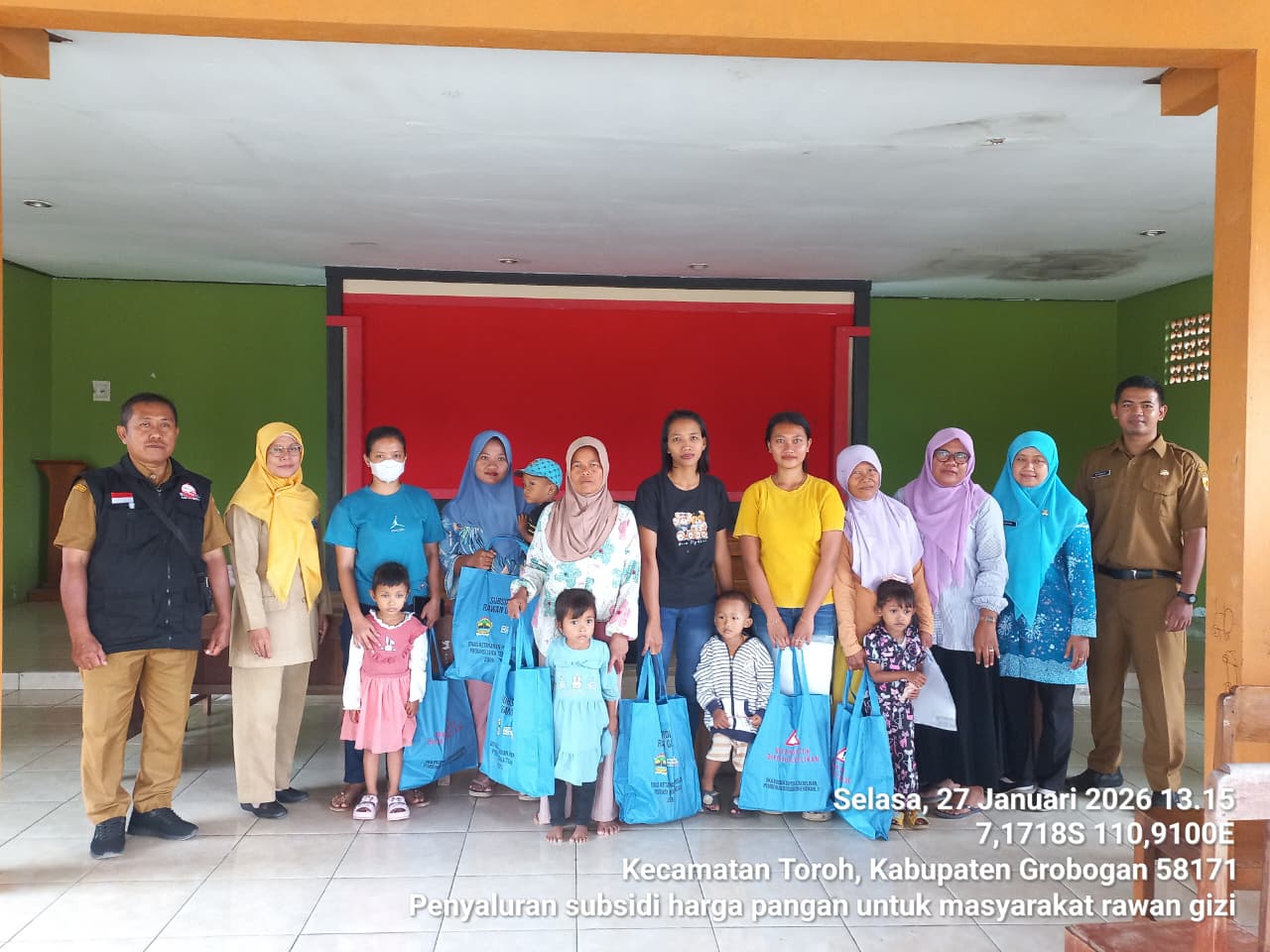 Subsidi Harga Pangan kepada Masyarakat Rawan Gizi di Kecamatan Toroh